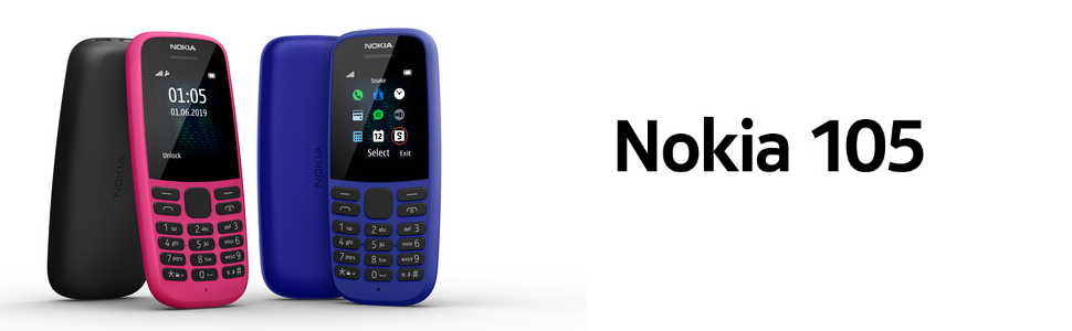 Nokia 105 Dual Sim | 4th Edition | PTA Approved | 1 Year Warranty