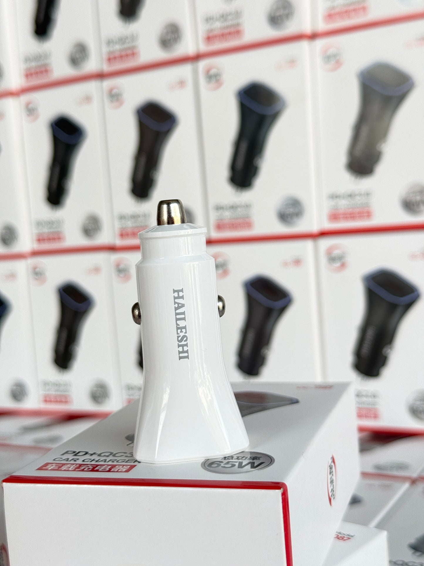 SuperFast 65W Car Charger Type A+C Supported