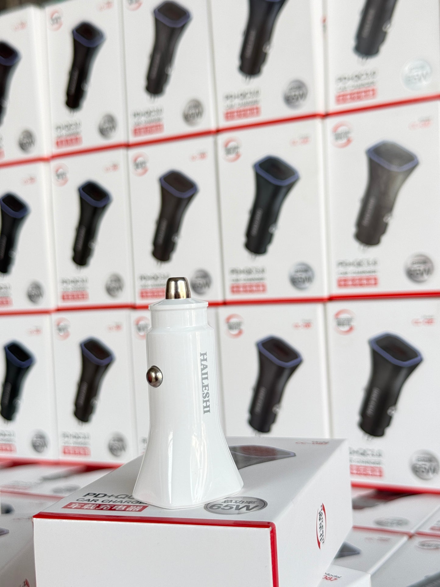 SuperFast 65W Car Charger Type A+C Supported