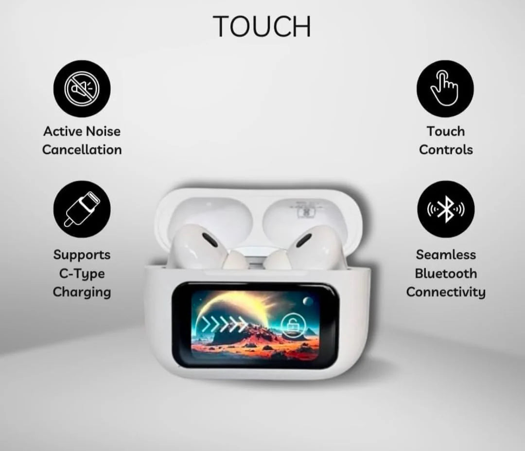 Airpods Pro 2 Touch Screen Edition With Working ENC/ANC