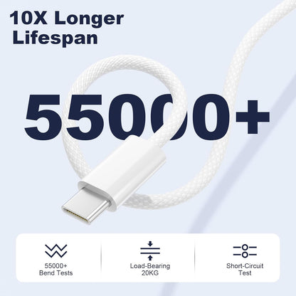 C To C Fast Charging Cable Compatible With All IOS & Android Devices