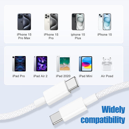 C To C Fast Charging Cable Compatible With All IOS & Android Devices