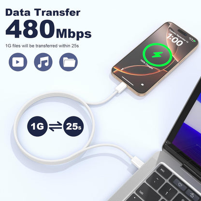 C To C Fast Charging Cable Compatible With All IOS & Android Devices