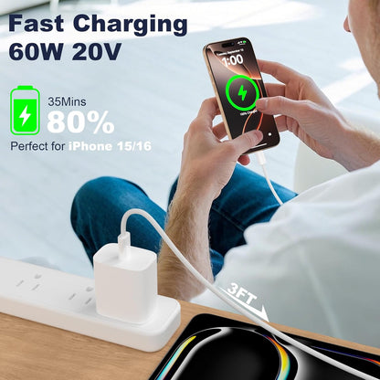 C To C Fast Charging Cable Compatible With All IOS & Android Devices