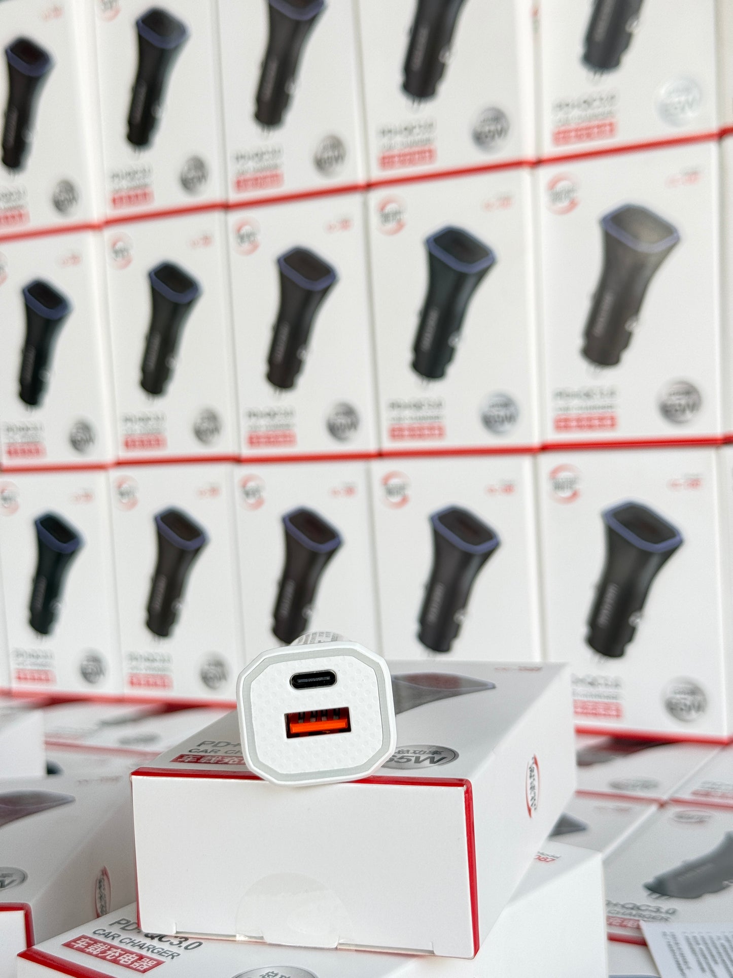 SuperFast 65W Car Charger Type A+C Supported