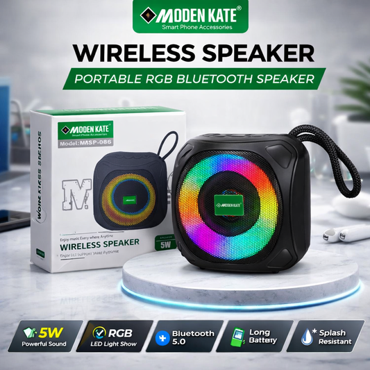 MODEN KATE Portable Bluetooth Speaker 5W | RGB Light Mini Speaker | Model MSP-086