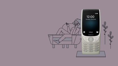 Nokia 8210 4G |PTA Approved| Dual Sim | 1 Year Warranty