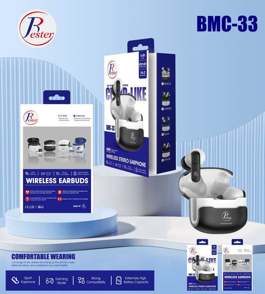 BESTER BRANDED EARPHONE | 1 WEEK BATTERY TIME WARRANTY | GAMING ANC | OUTSTANDING QUALITY