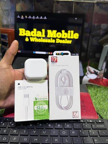 Super Fast Charger Adapter + 2 Free Cables 🎁 | Quick Charge Support | Compatible with iPhone | 6 Months Warranty
