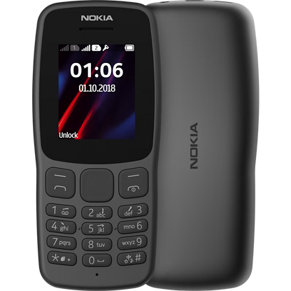 Nokia 106 Dual SIM (PTA Approved) 1 Year Warranty