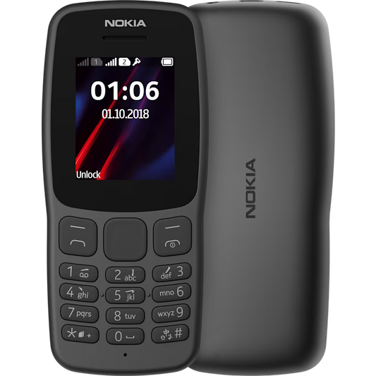 Nokia 106 Dual SIM (PTA Approved) 1 Year Warranty