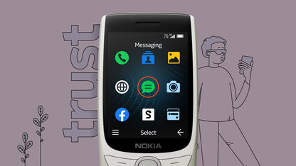 Nokia 8210 4G |PTA Approved| Dual Sim | 1 Year Warranty