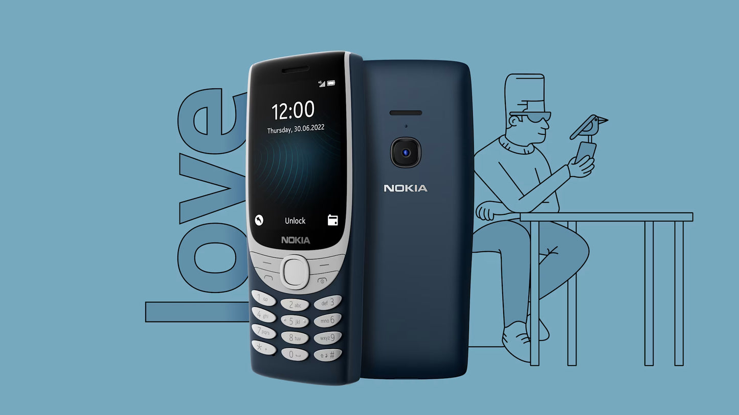 Nokia 8210 4G |PTA Approved| Dual Sim | 1 Year Warranty